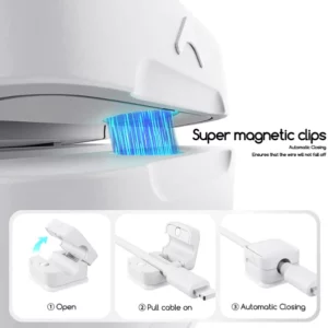 6 Pieces Set Charging Cable Magnetic Cable Organizer Storage Holder