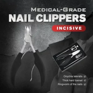 MEDICAL-GRADE NAIL CLIPPERS