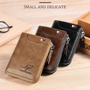 Men’s RFID Blocking Pure Leather Wallet