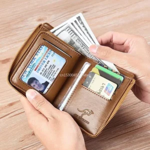 Men’s RFID Blocking Pure Leather Wallet