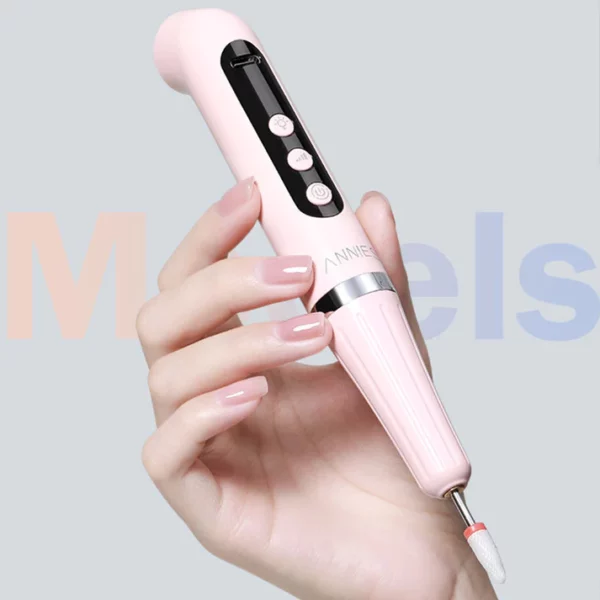 2 IN 1 GRINDING AND MANICURE TOOL WITH LED LIGHT