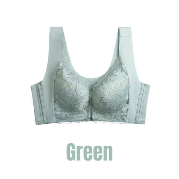 Women Front Closure Support Wireless Bra