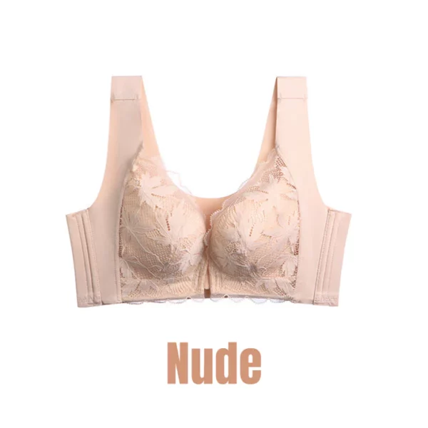 Women Front Closure Support Wireless Bra