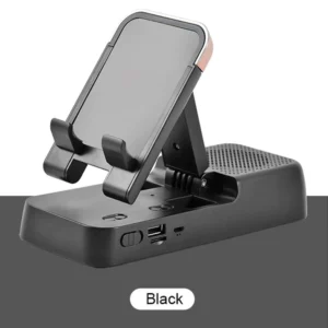 Multi-Functional Cell Phone Stand With Bluetooth Speaker