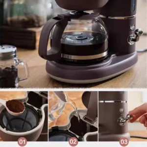 Compact Semi-Automatic Coffee Machine For Home