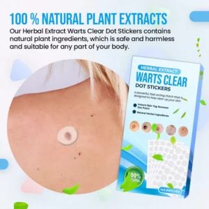 Herbal Extract Clear Dot Stickers