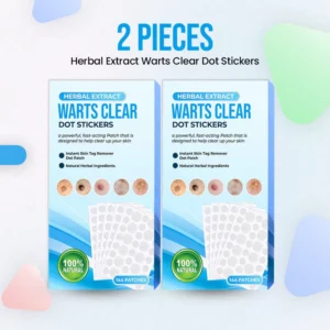 Herbal Extract Clear Dot Stickers