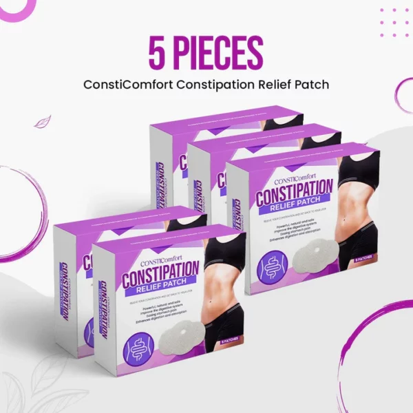 ConstiComfort constipation relief patch