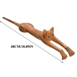 Cat Shaped Back Scratcher Sturdy Wood Back Scratchers