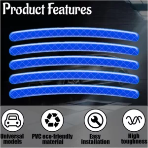 Reflective Car Wheel Rim Stickers