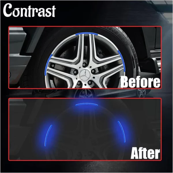 Reflective Car Wheel Rim Stickers