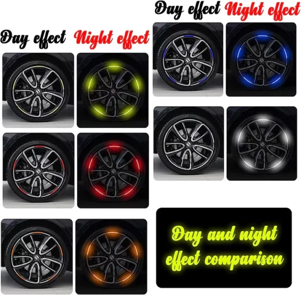 Reflective Car Wheel Rim Stickers