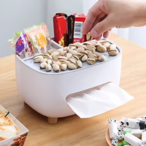 Paper multifunctional storage box mobile phone holder