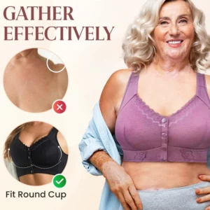 2024 New Stretchy Front Closure Breathable Bra for Seniors