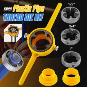 6PCS Plastic Pipe Thread Die Kit