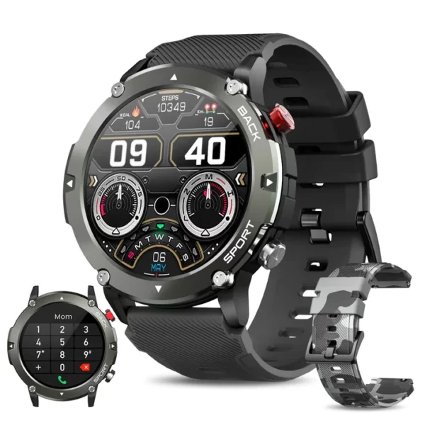 HD-LCD Tactical Bluetooth Sports Watch