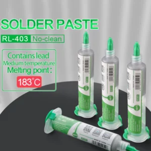 35g BGA Syringe Tin Solder Paste Leaded Sn63/Pb37 Melting Point 183℃