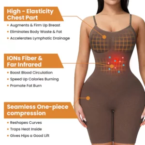 Dobshow™ IonFiberFar Infrared Recovery Shaper Backless Shapewear Bodysuit Spring Sale 2024