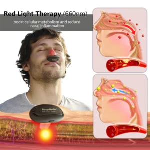 Yagoo™ RespiRelief Red Light Nasal Therapy Instrument