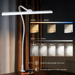 LED Desk Lamp With Clamp