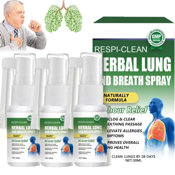 RESPICLEAN™️ Herbal Lung and Breath Spray