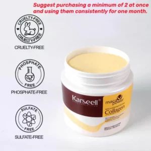 Karseell Hair Mask: Anti-Hair Loss, Frizz Control & Smoothing