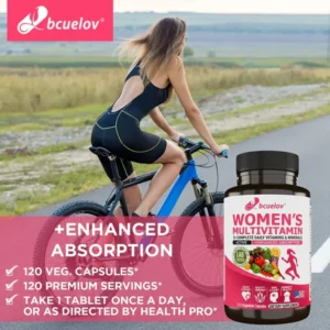 Bcuelov Women's Complete Multivitamin & Mineral Supplement