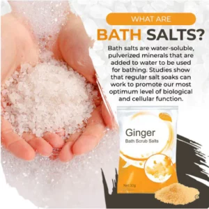 Lymphatic Detox Ginger Bath Scrub Salts