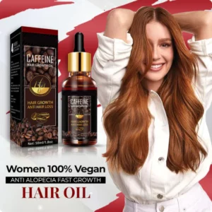 100% Vegan Caffeine Anti Alopecia Fast Growth Hair Serum