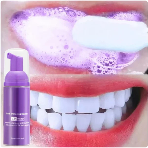 Bright White Teeth Care Mousse Toothpaste