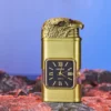 Windproof Lighter Vintage Watch Bezel Jet flame Torch