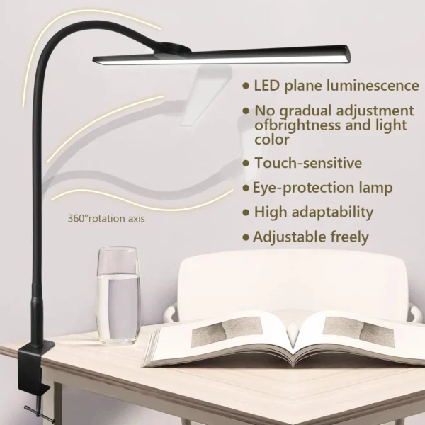 LED Desk Lamp With Clamp