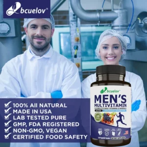 Bcuelov Men's Vitamin and Mineral Supplement