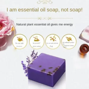 Maruomiki Lavender Anti-Acne Handmade Soap: Skin Cleansing & Oil Control