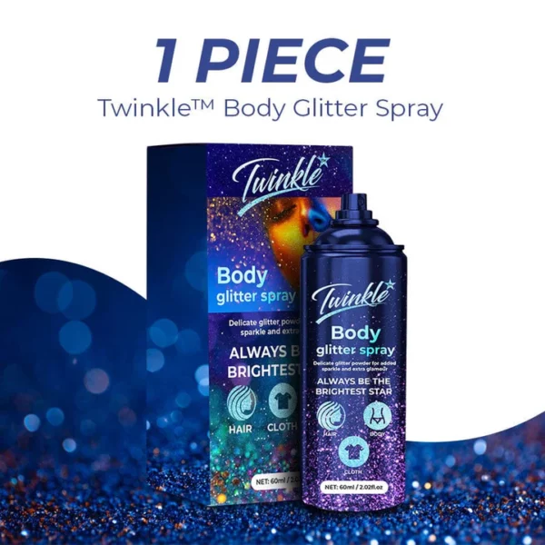 Zakdavi™ Twinkle Body Glitter Spray