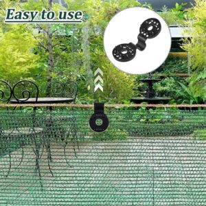Thickened Greenhouse Sun Protection Shade Mesh with Edge Fixing Clips