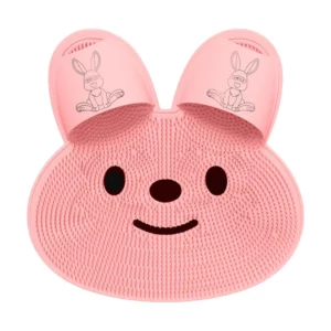 Silicone Rabbit-shaped Foot Rubbing Shower Mat