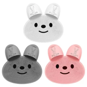 Silicone Rabbit-shaped Foot Rubbing Shower Mat