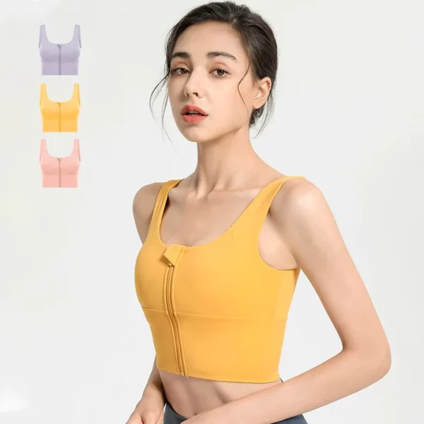 Women's Summer Shockproof Running Tank Top Bra Yoga Clothing Summer Essentials