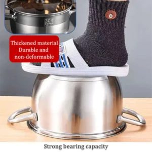 Stainless Steel Multifunctional Double-Layer Pot & Steamer