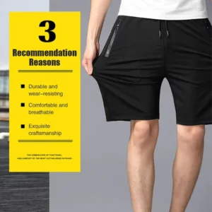 Men’s Ice Silk Casual Shorts