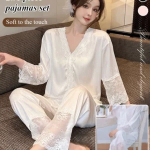 🌸Hot Sale 40% Off🌸Ice Sexy Lace Pajamas Two Piece Set