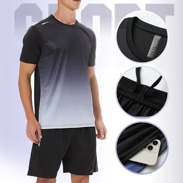 Men’s Loose-Fit Quick-Drying Athletic T-Shirt