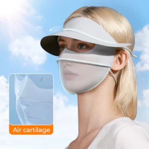 Ice Silk Vinyl Full Face Sunscreen Mask