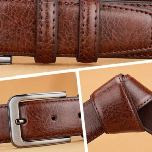 Durable Vintage Fashion Pin Buckle PU Belt