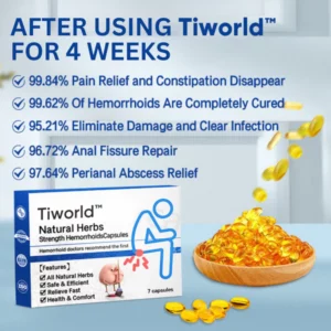 Tiworld™ Natural Herbal Strength Hemorrhoid Capsules