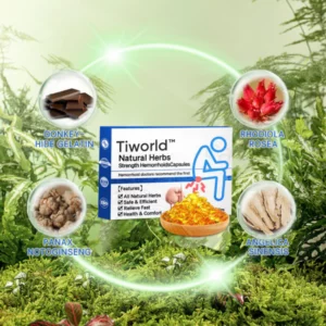 Tiworld™ Natural Herbal Strength Hemorrhoid Capsules