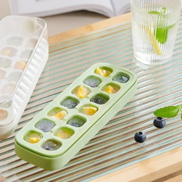 Silicone Ice Cube Trays for Ice Storage and Making