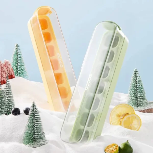 Silicone Ice Cube Trays for Ice Storage and Making