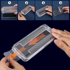 iPhone Tempered Anti-Peeking Screen Protector - No Bubbles No Dust